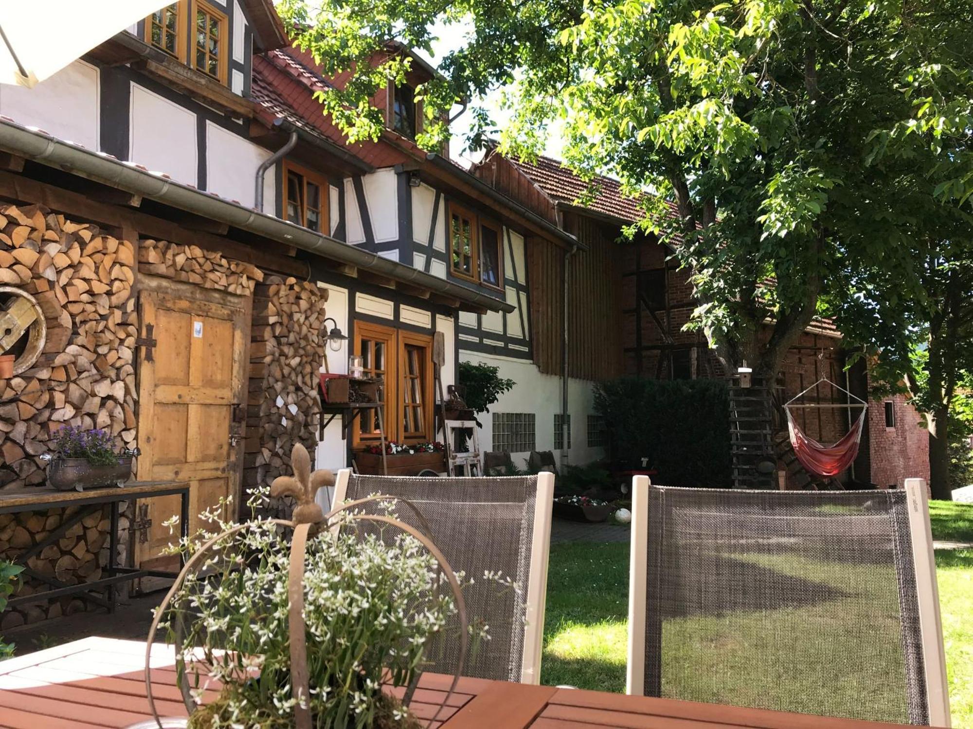 Apartament Fachwerktraum Im Hof Alheim Zewnętrze zdjęcie